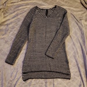 Black and White Long Sweater